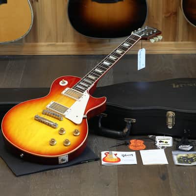 2005 Gibson Custom Shop Les Paul '58 Reissue Electric Guitar Cherry Sunburst + COA OHSC image 1