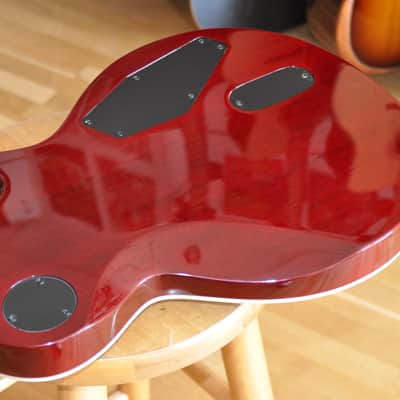 ESP LTD EC-1000 QM LH STBC See Thru Black Cherry Left Handed / Deluxe Series / Eclipse LP Type / EC1000 LH / IW22030344 image 11