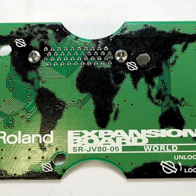 Roland SR-JV80-05 World Expansion Board 1990s - Green image 1