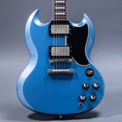 Gibson Custom Shop SG 2018, Aged Pelham Blue image 1