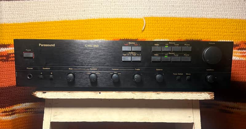 Parasound C/hd-650 80s-2000s - Brushed Black