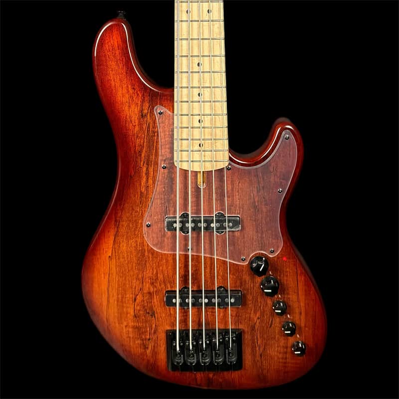 Cort GB-Fusion 5 String Bass Guitar in Antique Brown Burst w/Gigbag image 1