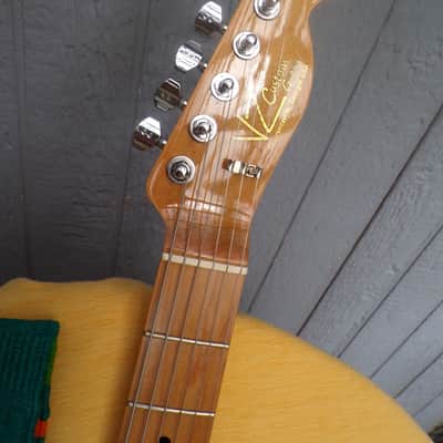 VZ Custom Guitars 24-Fret T-Style w/new tweed case image 11