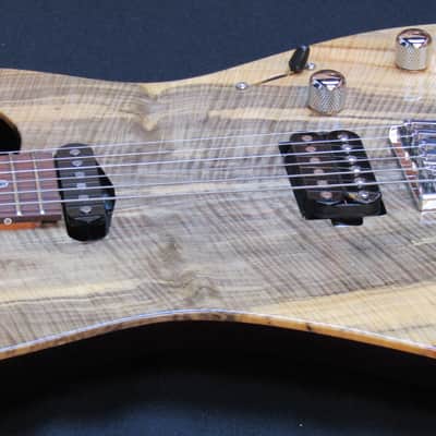 Lipe Guitars Virtuoso 2017 Natural Flame Buckeye Burl image 9