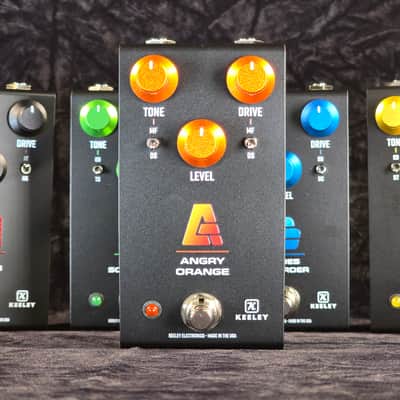 Keeley Angry Orange Distortion and Fuzz Guitar Effect Pedal image 8