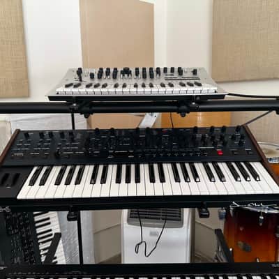 Sequential OB-6 49-Key 6-Voice Polyphonic Synthesizer 2018 - Present - Black with Wood Sides image 3
