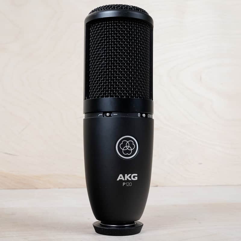 AKG P120 General-Purpose Medium Diaphragm Cardioid Condenser Microphone Black image 1