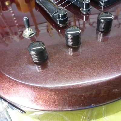 Hamer SFX Series 2nd Used Electric Guitar : Leveled, Crowned & Dressed Frets 2003 - Plum Metallic image 10