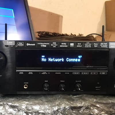 Denon DRA-800H 2.1-Channel 4K Ultra HD Hi-Fi Network Stereo Receiver with Wi-Fi, Bluetooth, HDR10, Apple AirPlay 2, HEOS, Phono & Voice Control + Remote Control & Power Cord *MINT!* Works Perfectly! image 1