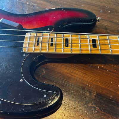 Kent jazz bass 1970s - short scale 30.5"- vintage MIJ J bass image 6