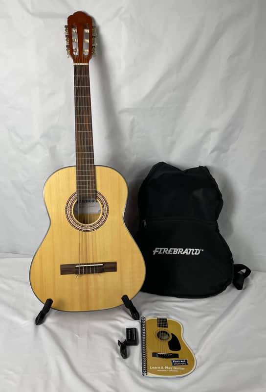 Firebrand 00-37377 3/4 Classical Guitar Beginner Pack Natural (Please read description) image 1