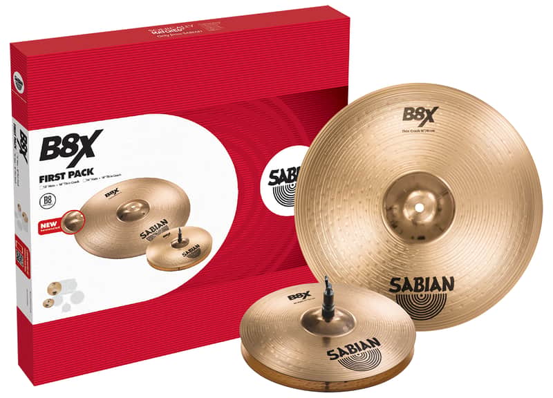 Sabian B8X 13/16" First Pack Cymbal Pack image 1