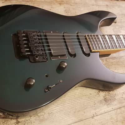1990 Jackson Professional Fusion Pro Trans Green Made In Japan EMG Schaller Floyd Rose image 1