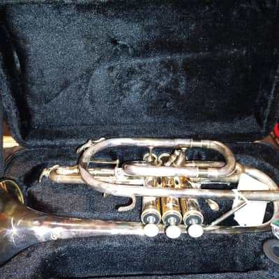 JZ Silver Cornet with case and mouthpiece NEW! image 2