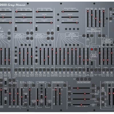 Behringer 2600 Limited Edition Grey Meanie Analog Semi-Modular Synthesizer image 1