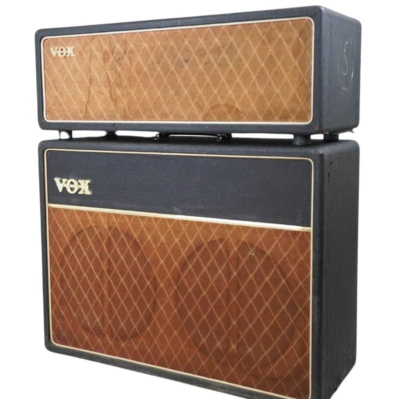 1964 Vox AC-30/6 Super Twin with Reverb Black Tolex