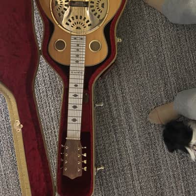 Remington Steel Custom Resonator 1940-1950 - Warm brown and bronze metal image 2