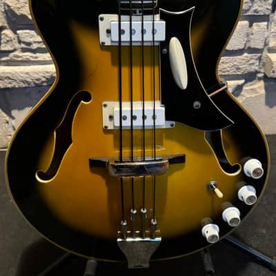 Eko Model 99 Bass 1960's  - Brownburst image 6