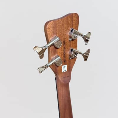 Warwick Rockbass Alien Deluxe 4 String Fretless Acoustic Electric Bass Guitar - Natural image 12