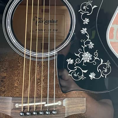 Takamine EF450C-TT TTB NEX Thermal Top Acoustic-electric Guitar - Transparent Black Burst image 5