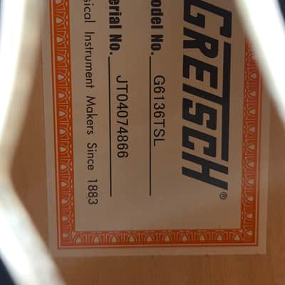 Gretsch G6136TSL Silver Falcon Bigsby Black w/ OHSC & CoA image 8