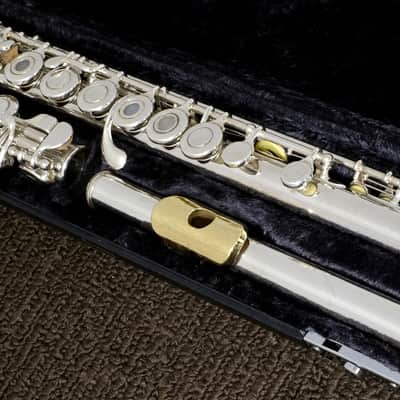 Armstrong Artist LTD. Silver Head Open-Hole Flute with Inline G, B-Foot image 1