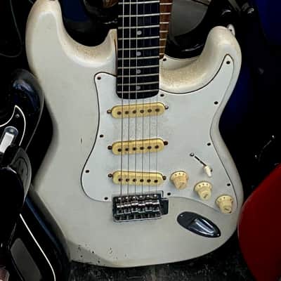 Pro Session Strat Style Electric Guitar 1990's image 1