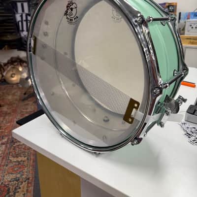Pork Pie Seafoam Green 14x6.5” Aluminum Snare Drum image 6