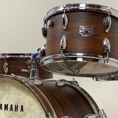 Yamaha 20/12/14/5.5x14". 1970s Vintage Drum Set - Walnut veneer. Birch shells. Ultra rare. image 1
