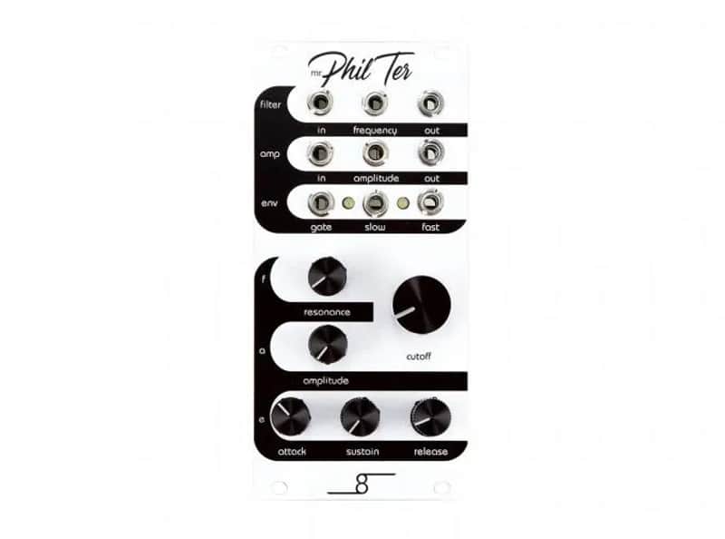 Cre8Audio Mr. PhilTer Transistor Ladder VCF, VCR and Dual Envelope - White image 1
