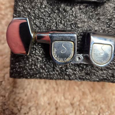 Vintage 1980's Schaller W. Germany M6 3 x 3 Tuners Side Tabs image 3