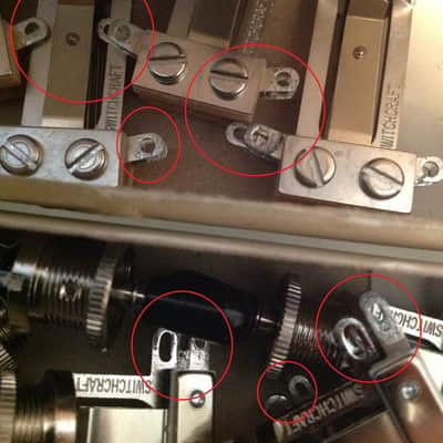 Switchcraft Long Straight 3-way USA Toggle Switch for Les Paul Nickel/ Cream Tip image 3