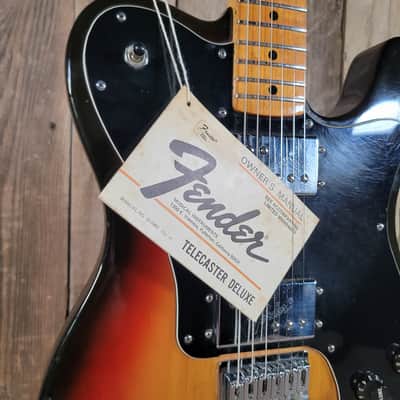 Fender Telecaster Deluxe 1977 Sunburst w/ Hang Tags - Sunburst image 20