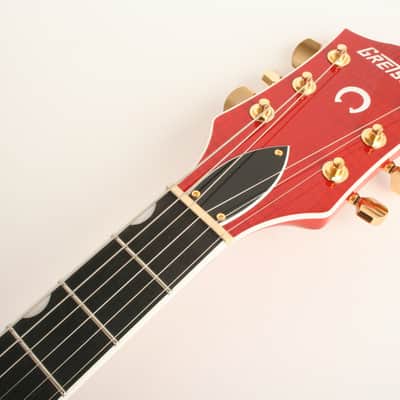 Gretsch Nashville Hollow Body with String-Thru Bigsby and Gold Hardware Ebony Fingerboard Orange Stain image 4