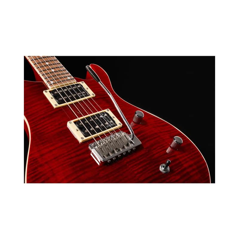 Harley Benton CST-24T Black Cherry Flame | Reverb