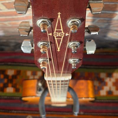 Vintage Japan 1980s Alvarez 5071 Acoustic Guitar Natural w/ OHSC image 3