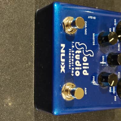 NuX NSS-5 Solid Studio IR and Power Amp Simulator 2010s - Blue image 6
