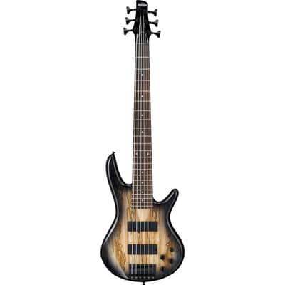 Ibanez GIO Series GSR206SM Electric Bass Guitar, Rosewood Fretboard, Natural Gray Burst image 2