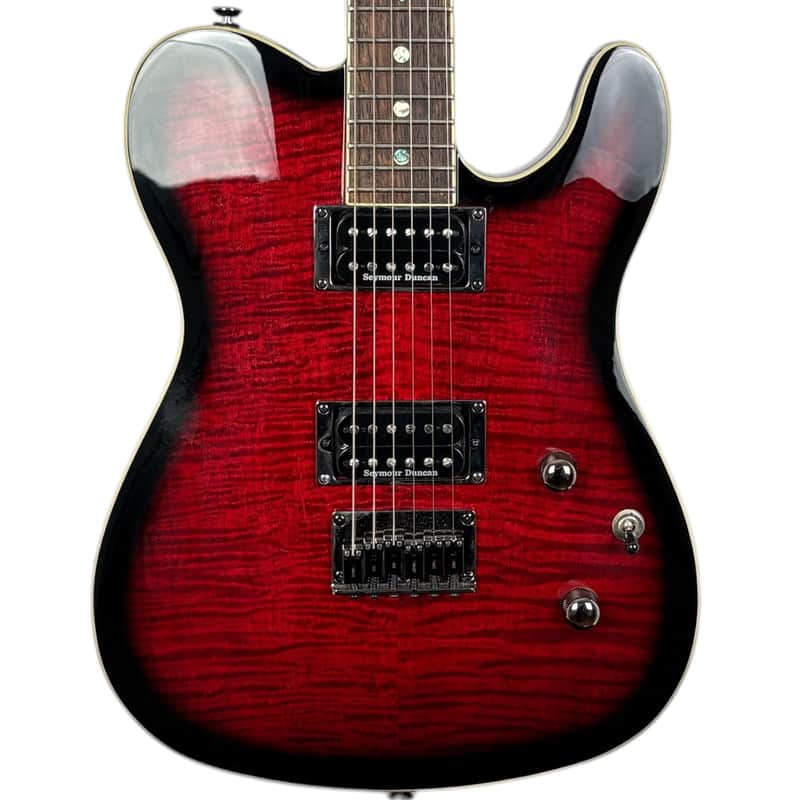Fender FMT Custom Telecaster 2021 - Black Cherry Burst image 1