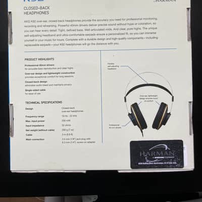 AKG K92 Closed-Back Headphones - BRAND NEW - BOX NEVER OPENED image 2