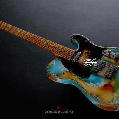 Fender Telecaster Daphne Blue Heavy Aged Relic image 12