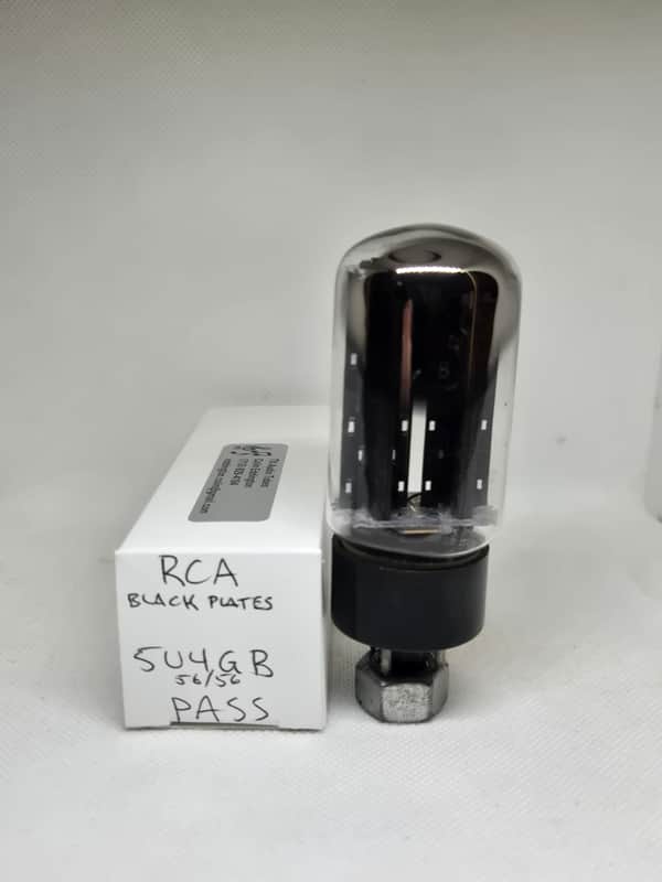 RCA 5U4GB Black Plate Rectifier Balanced Single NOS 5U4 image 1