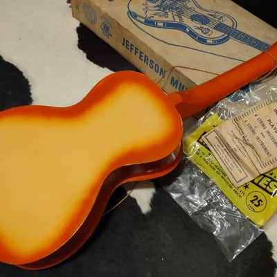1950s Jefferson Toy Company "ROY ROGERS" Child's Toy Guitar Western TV Theme w/Original Box and Manual image 4