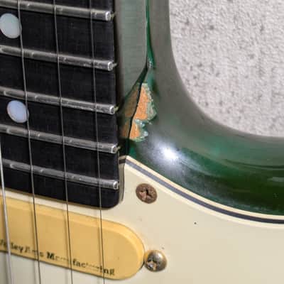 Valley Arts M Series Super Strat 80-90s Trans Aqua / Emerald Green image 8