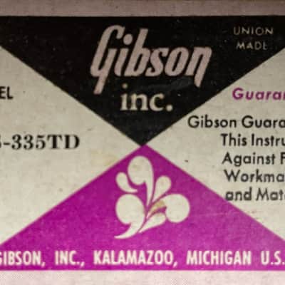 Gibson ES-335TD 1970 - 1975 - Walnut image 7