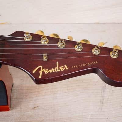 Fender Order Made ST-62 Stratocaster Reissue MIJ 1993 Satin Transparent Walnut Fujigen w/ Bag image 3