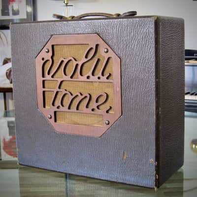 1930s Volu-Tone Guitar Amplifier by Schireson Brothers LA 10"Rola Speaker with Energizing Switch image 8