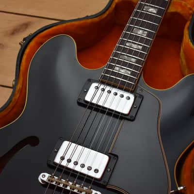 RARE! 1968 Gibson ES-335TD Custom Colour Factory Black w/OHSC & Paperwork image 18