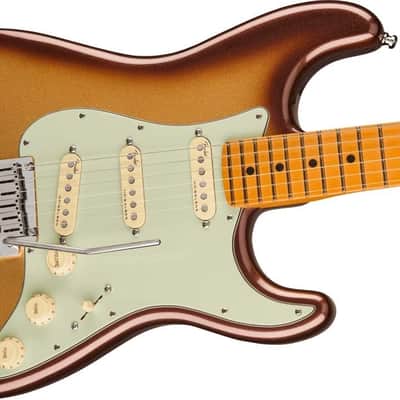 Fender American Ultra Stratocaster with Maple Fretboard 2019 - Present - Mocha Burst image 5