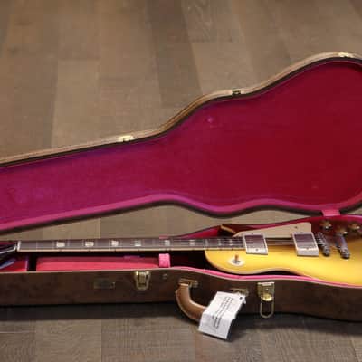 Unplayed! 2022 Gibson Custom Shop 1957 Reissue Les Paul 70th Anniversary Electric Guitar Murphy Lab Double Gold Darkback + COA OHSC image 22
